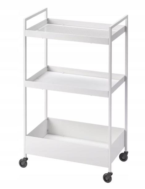 

Ikea Nissafors wózek barek regał na kółkach Biały