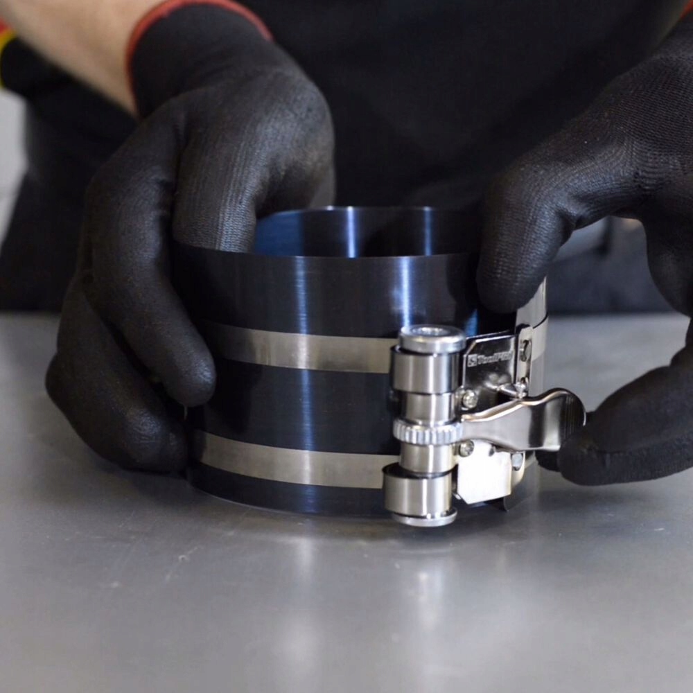 OPASKA PIERŚCIENI TŁOKOWYCH TŁOKÓW ZACISKACZ ZACISK ŚCISK OBEJMA 90-175MM Kod producenta V86266