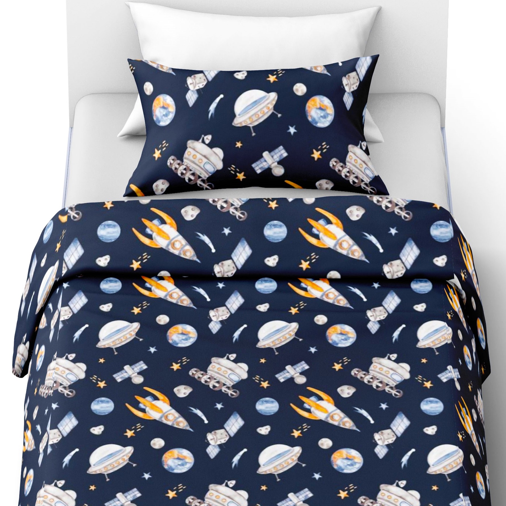 Povlečení 160x200+1x70x80 100% Bavlna Přírodní antialergické eko povlečení