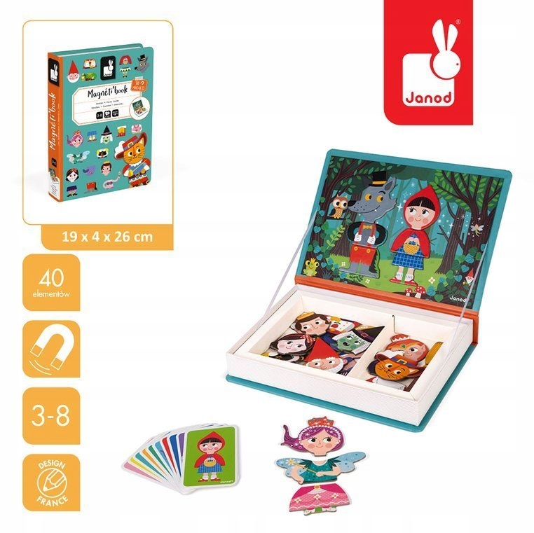 JANOD Magnetibook ŚWIAT BAŚNI Puzzle Magnetyczne Certyfikaty, opinie, atesty CE EN 71