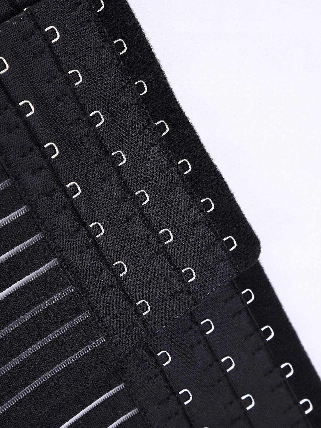 Shein czarny damski gorset trzy pasy XXL Marka Shein