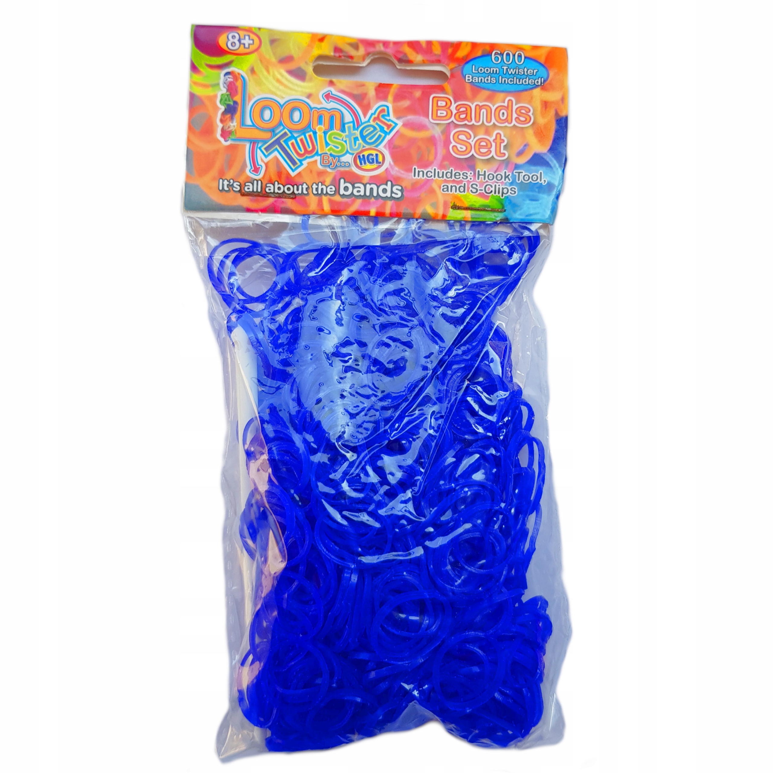 

Loom Bands Gumki Do Bransoletek 600 Szt Niebieskie