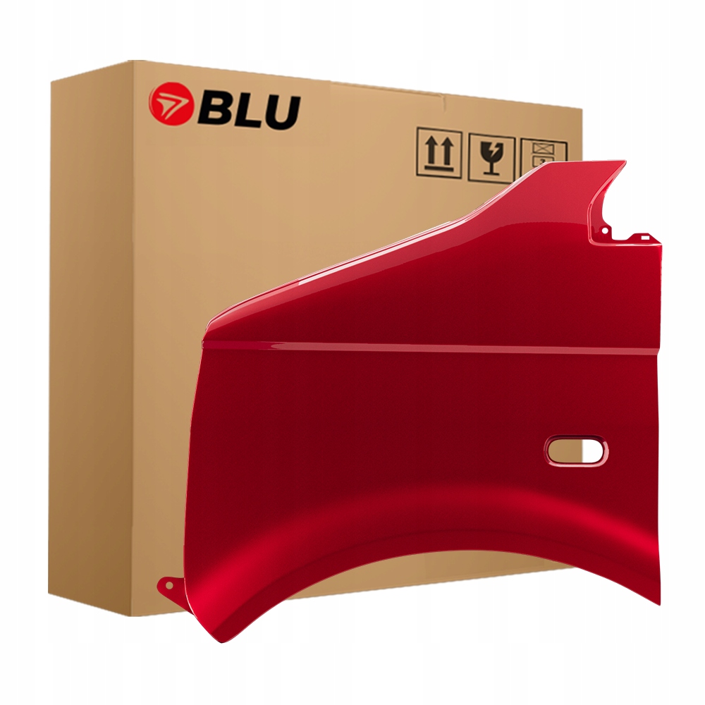 Blu Blatník Vw T5 Transporter Multivan LC3X levý červený 03-15 přední pozink