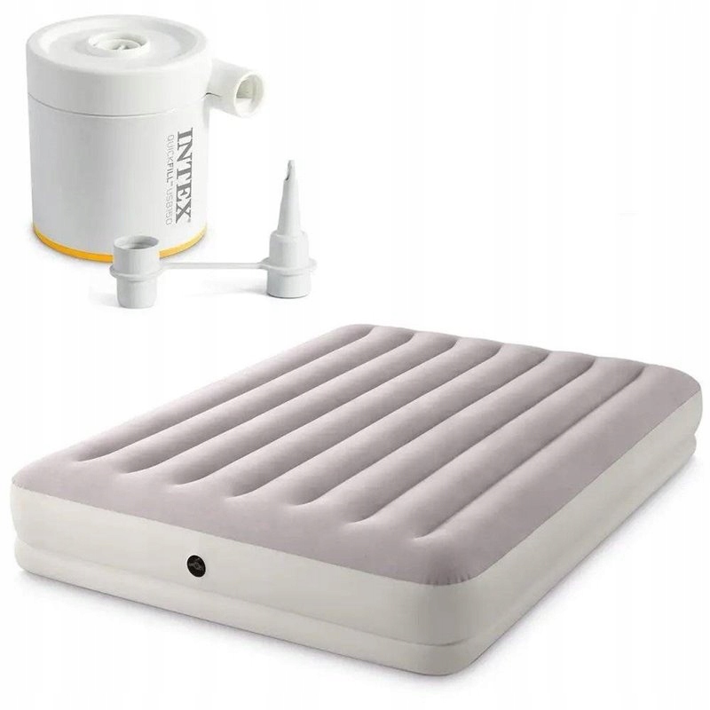 Intex 64179 Postel Queen Prestige Mid-Rise nafukovací Usb pumpa