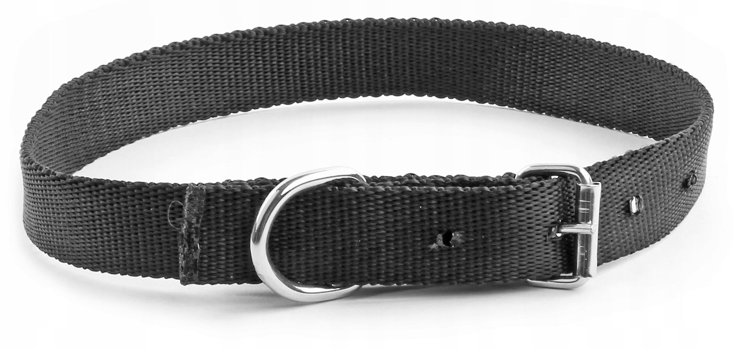 

Obroża dla psa Materiałowa Taśma 23-30cm Czarna