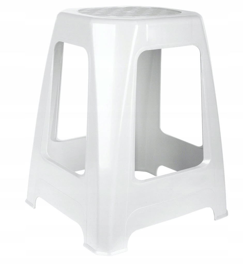 

Taboret Stołek Do Kuchni Pod Prysznic 200 Kg Biały