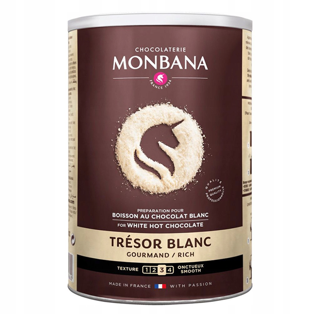 Levně Monbana bílá horká čokoláda 500 g