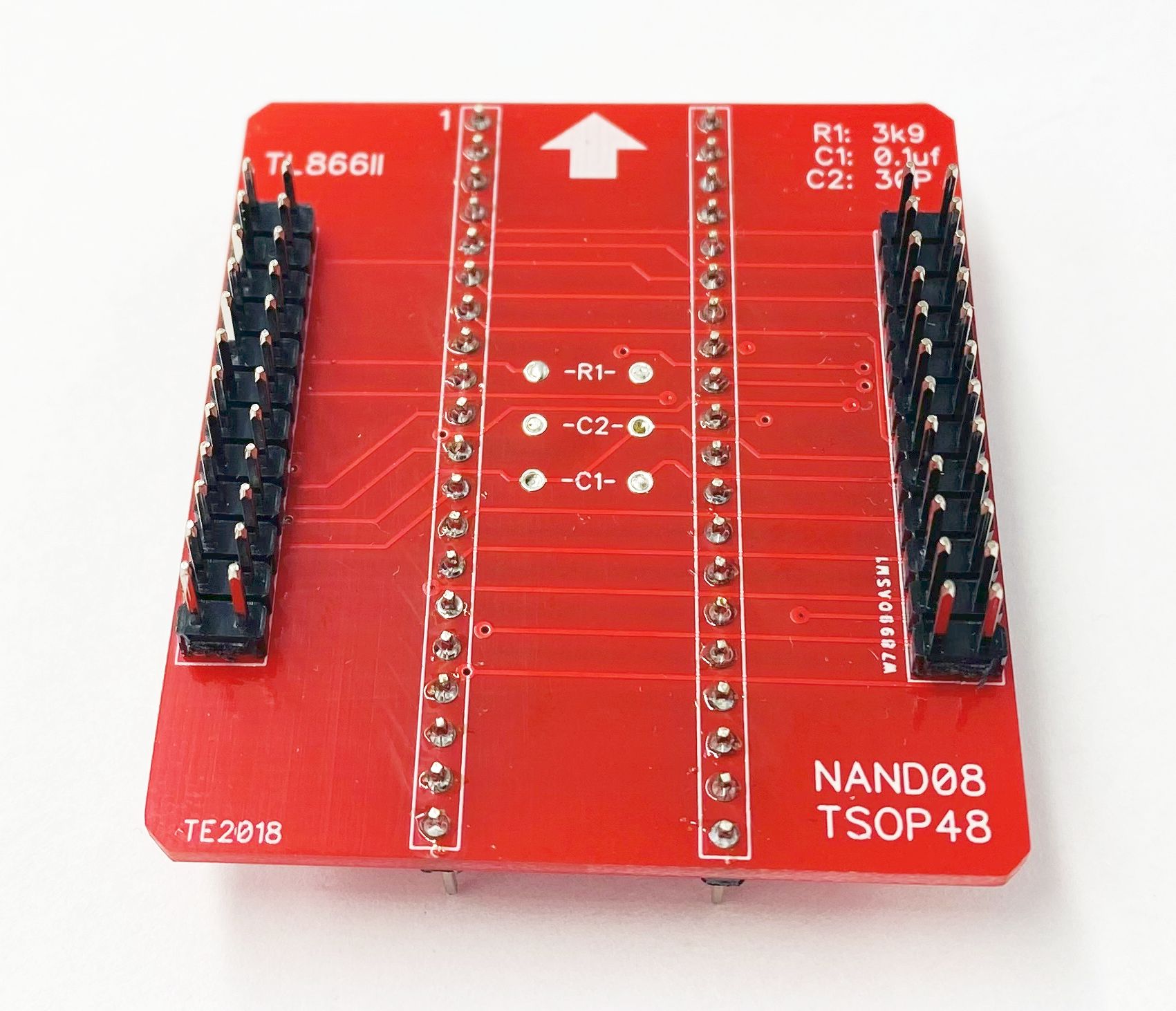 Adapter pośredni NAND08 dla programatora TL866II EAN (GTIN) 9999998042646