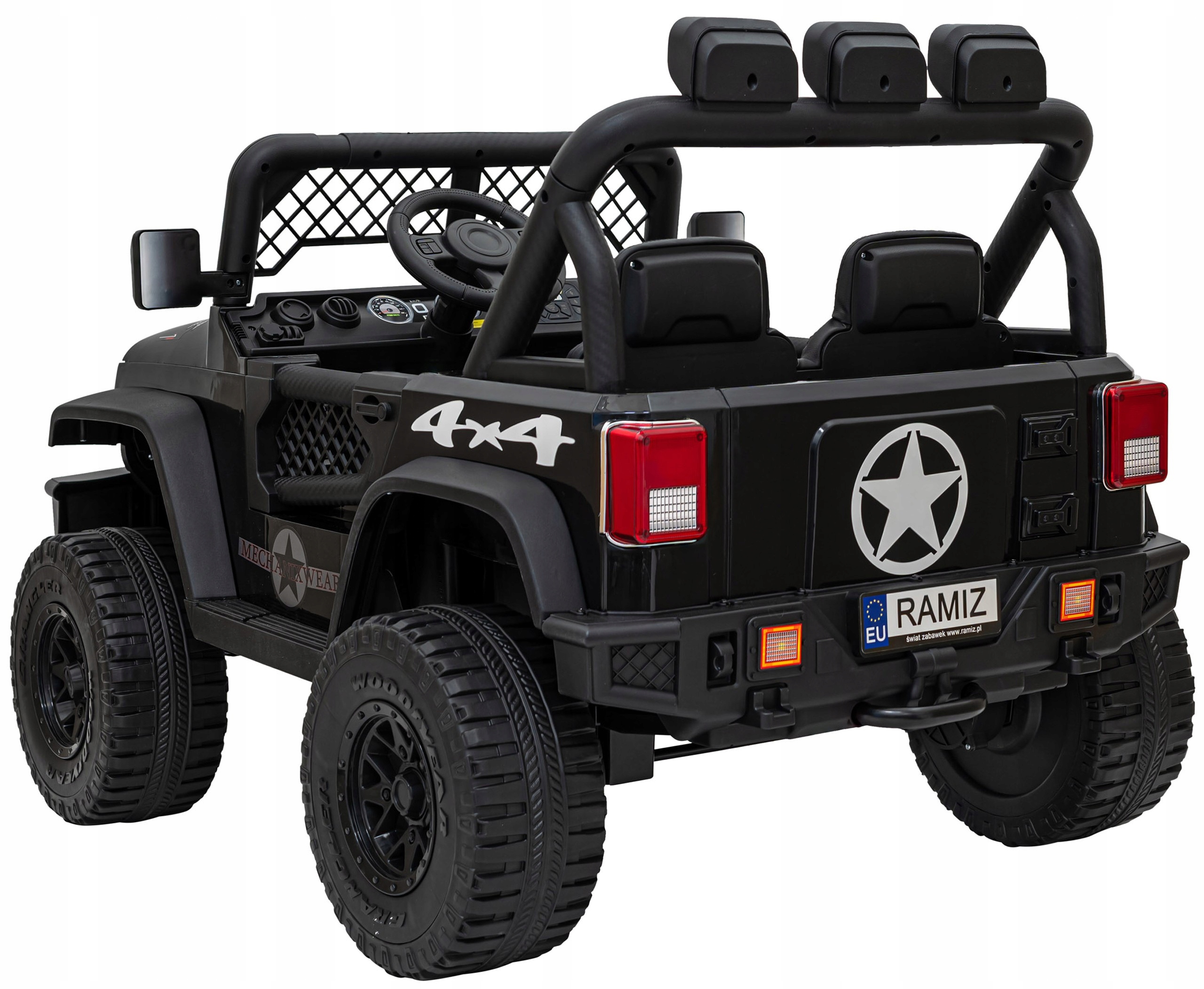 samochodzik na akumulator GEOLAND Power AUTKO ELEKTRYCZNE DLA CHŁOPCA Długość pojazdu 133 cm