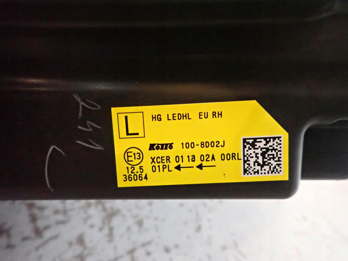 light front right NISSAN QASHQAI J12 FULL LED 21