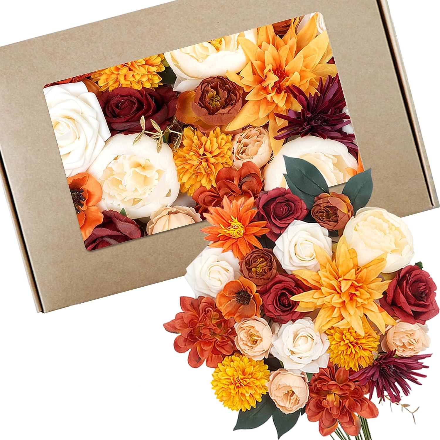 Umělé Květy Růže Jebwabné Květiny Dekorace