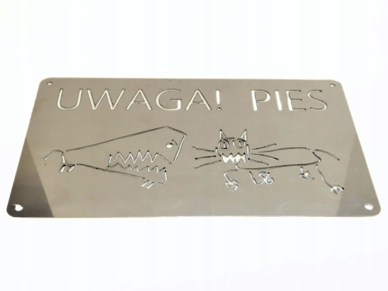 Cedulka „pozor Pes“ 175X300 MM