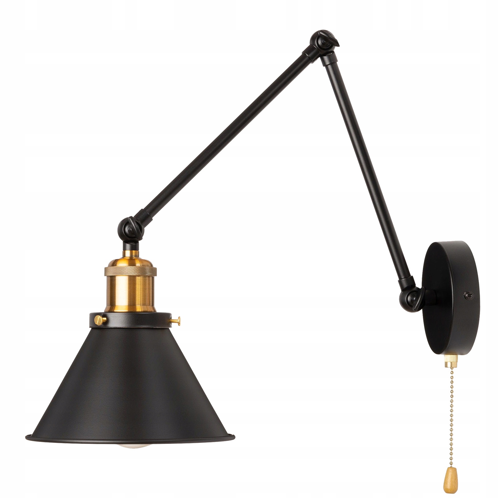 

Lampa Ścienna Led Kinkiet Edison E27 Loft Włącznik