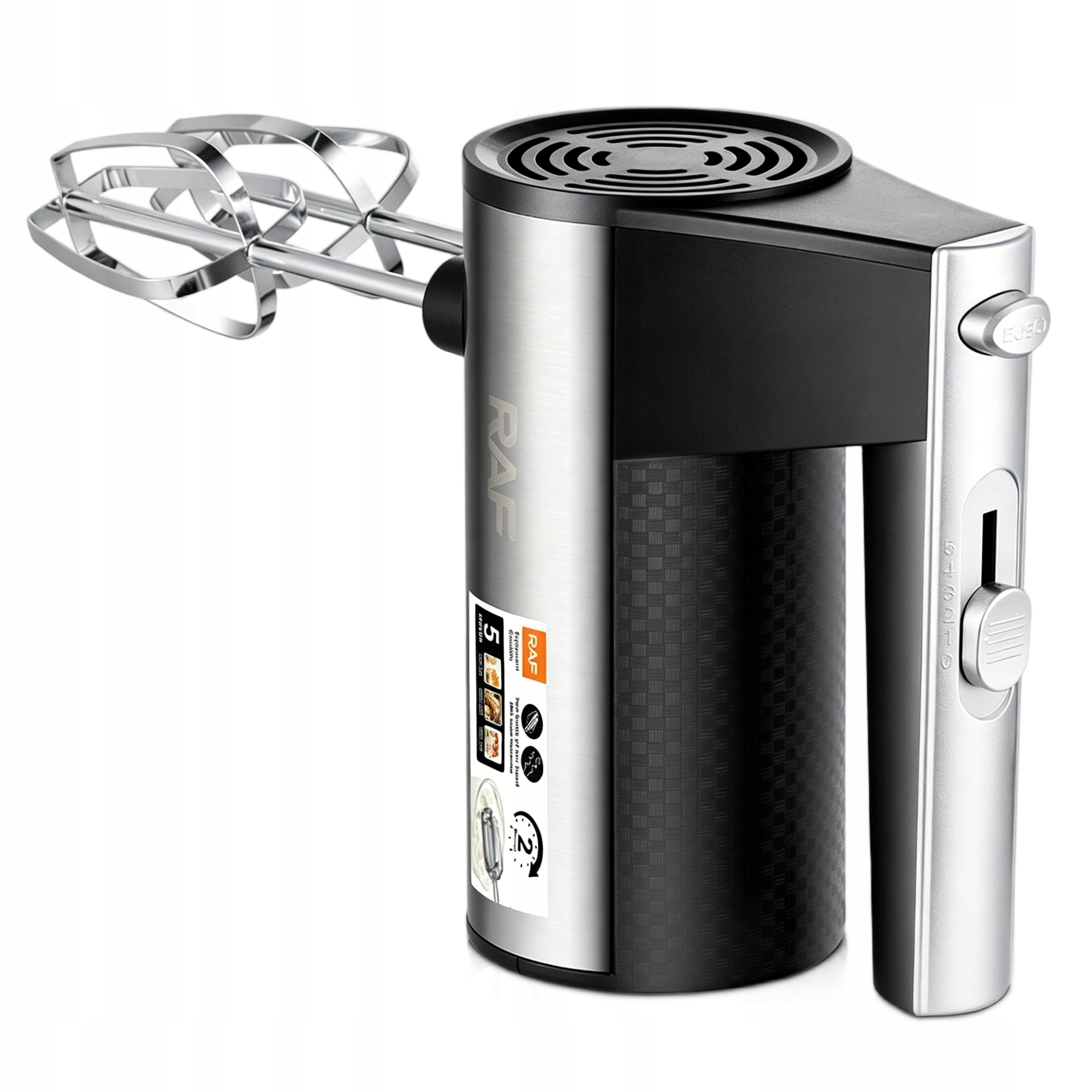Ruční Mixér Kuchyňský Robot Multifunkční 600 W Turbo 5 Rychlostních Stupňů Míchadla