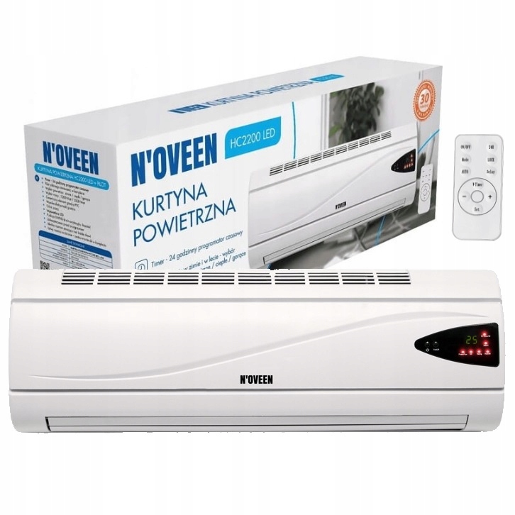 KURTYNA POWIETRZNA CERAMICZNA PTC N'OVEEN HC2200