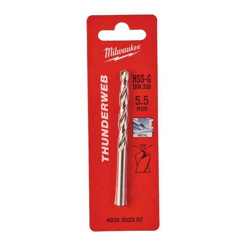 

Wiertło do metalu Hss-g Thunderweb 5,5 Milwaukee