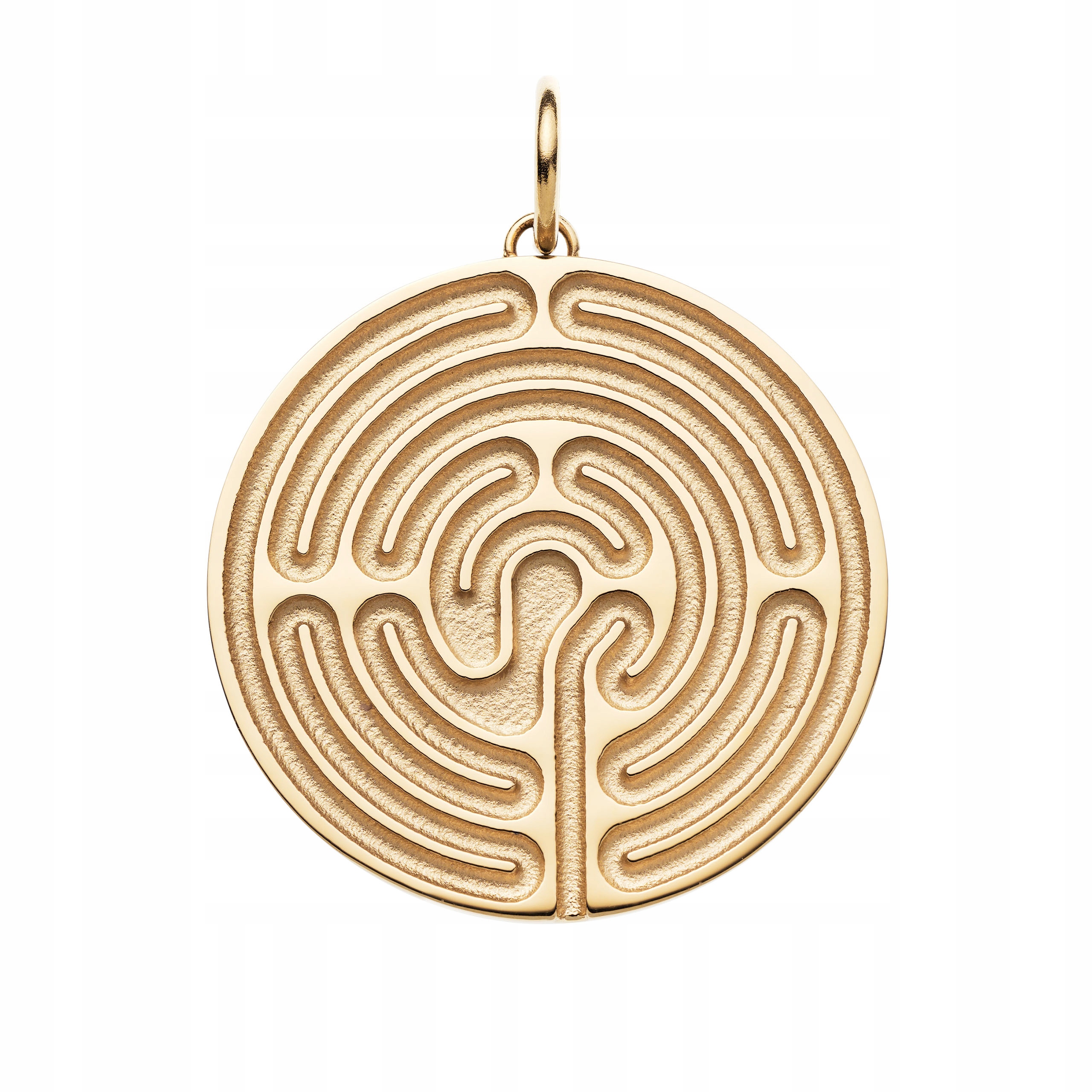Zlatý magnetický Přívěsek s labyrintem