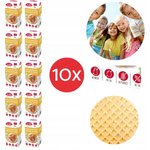 10xPřírodní bezlepkové křupky Incola- bez laktózy bez pšenice bez sóji