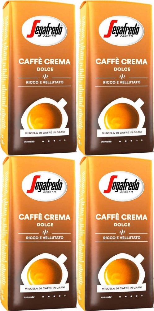 Kawa ziarnista Segafredo Caffe Crema Dolce 1kg x4