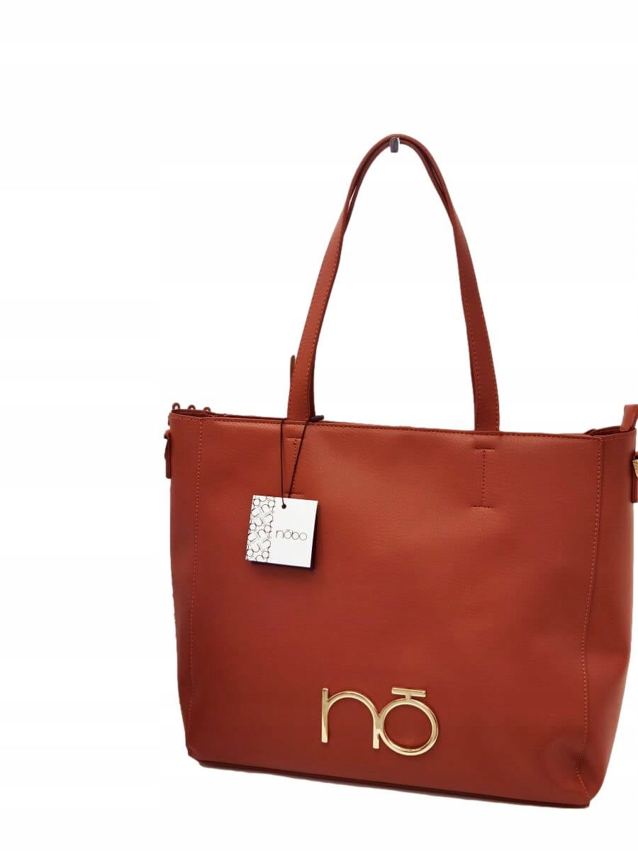 Nobo torba shopper bag brązowa