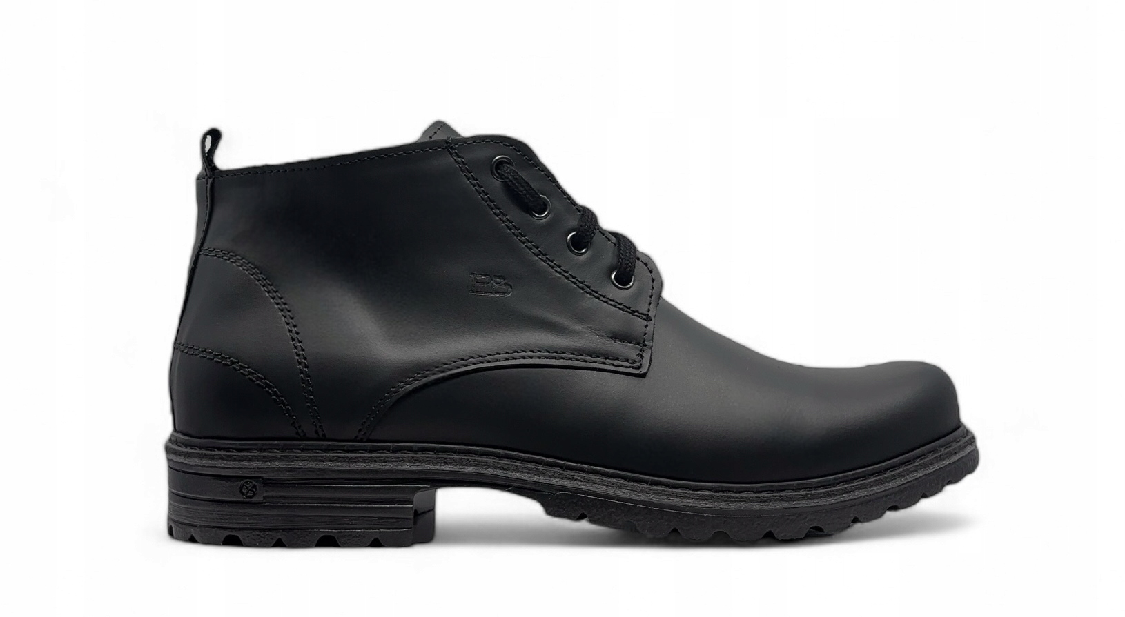 Pánské Kotníkové Boty model 2119 Polbut přírodní kůže velikost 41