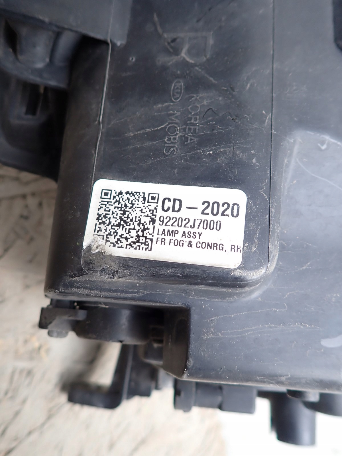 right fog light KIA CEED CEED CD III 2018-2022R 92202-J7000