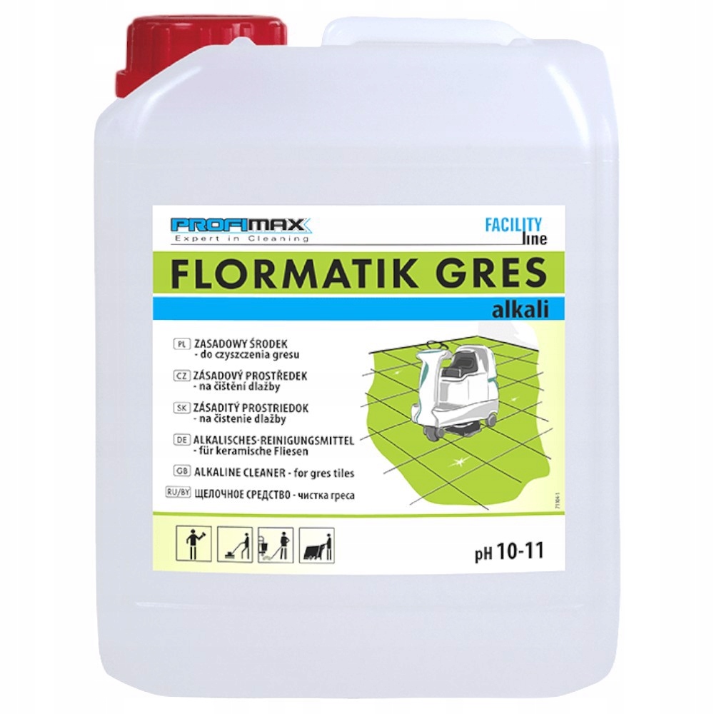 Lakma Flormatik Gres Alkali 10L na čištění dlaždicového gresu