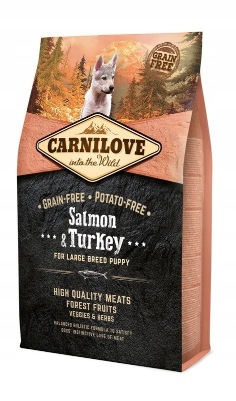 Levně Carnilove Salmon&Turkey Puppies Large 4 kg