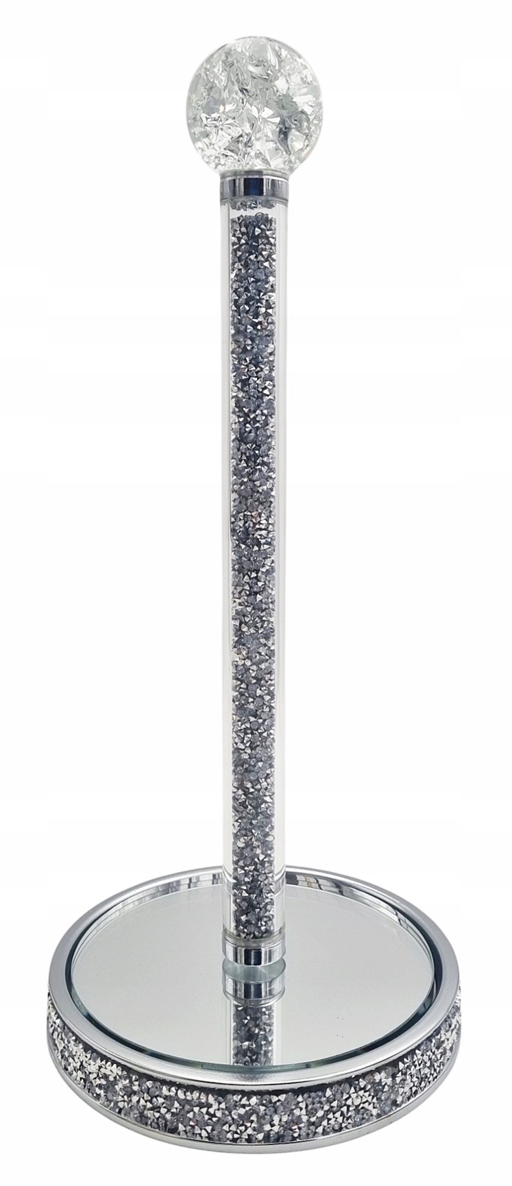 Stojan na kuchyňský papír Glamour 67-28 stříbrný