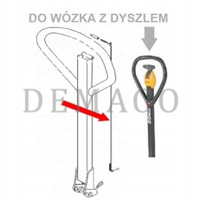 Cięgno z łańcuszkiem paleciak Jungheinrich AM2200