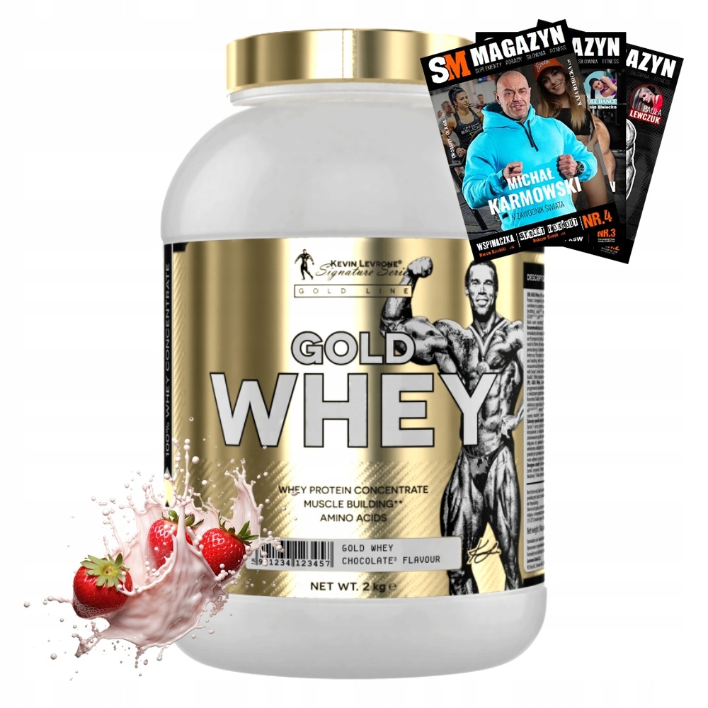 Kevin Levrone Gold Whey 2000 g Protein Wpc Svalová Hmota