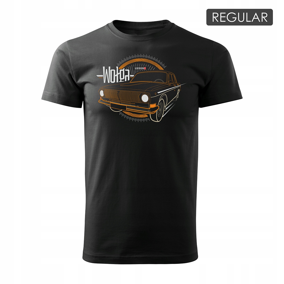 

Koszulka z Wołgą Wołga Gaz auto Prl Regular