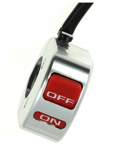 Wylacznik chromowany metalowy Przelacznik