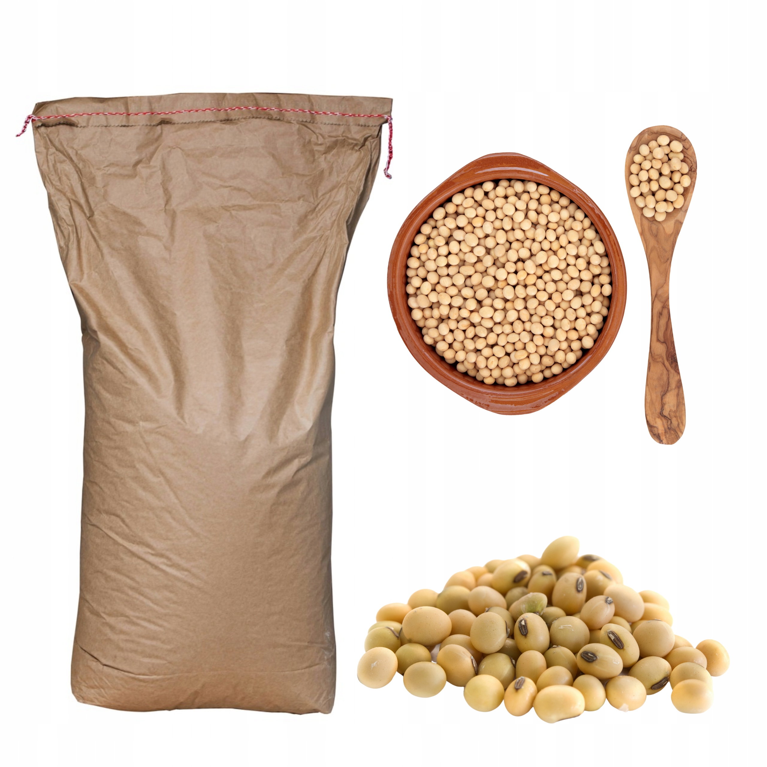 Soja ziarno 25kg Naturalne
