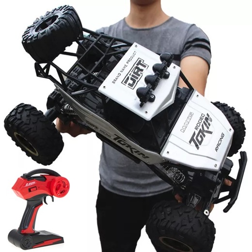 Большой внедорожный радиоуправляемый автомобиль авто RC MONSTER 4x4 металлический светодиодный