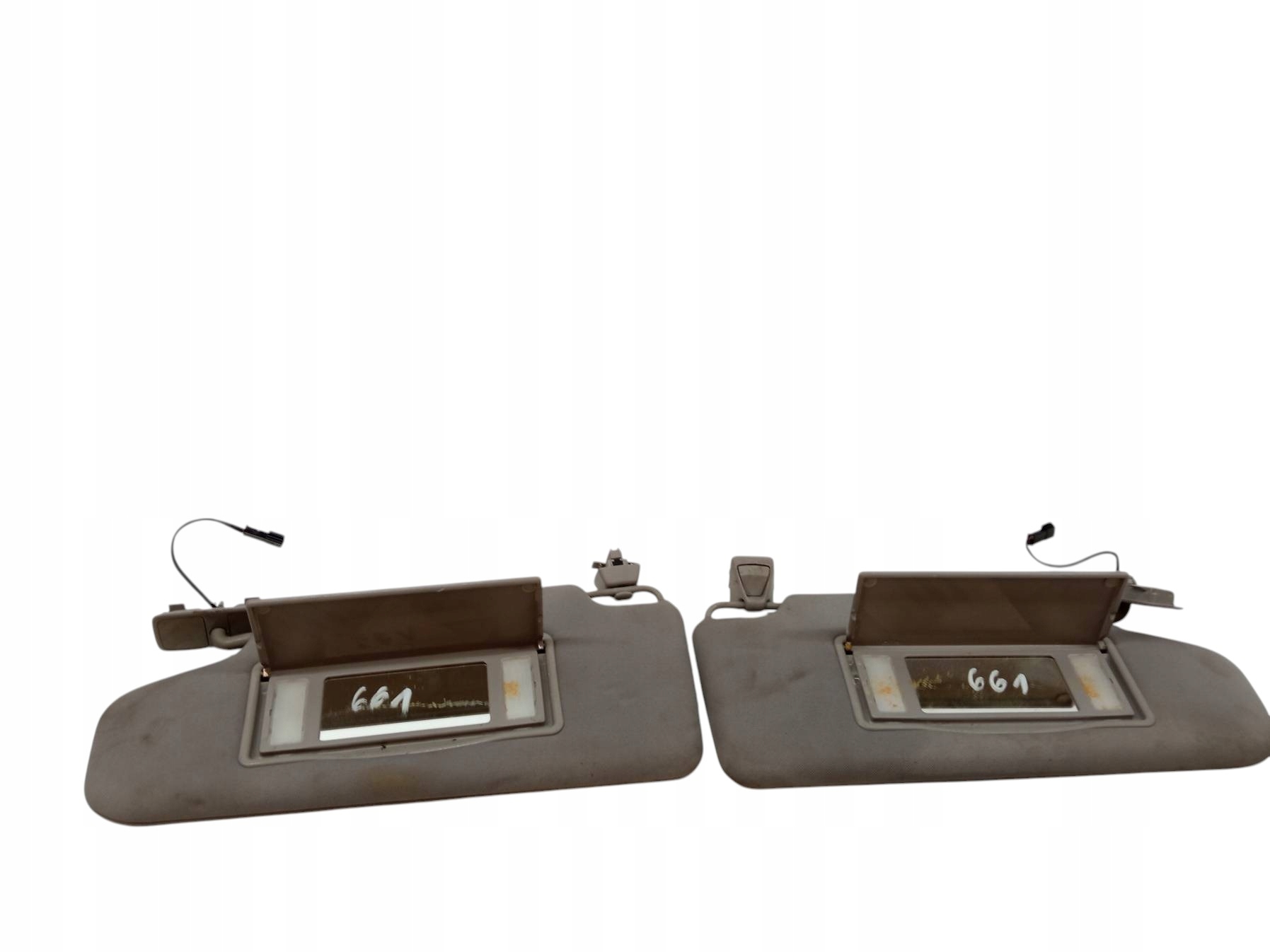 DASZKI PRZECIWSŁONECZNE LEWY PRAWY OSŁONA KOMPLET S60 II Volvo V60 I