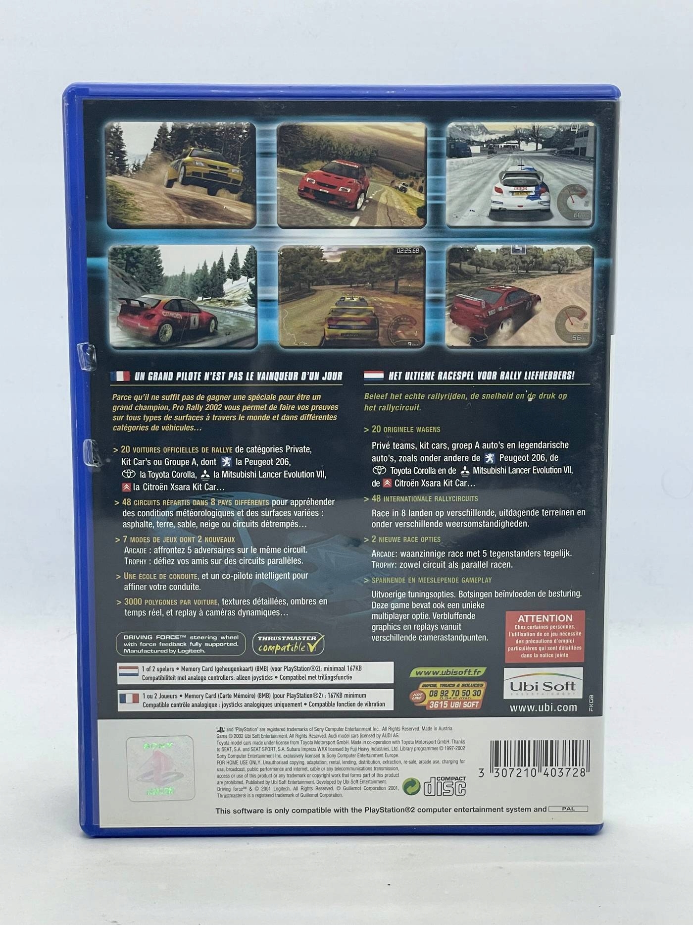 Pro Rally 2002 PS2 Tytuł PRO RALLY 2002