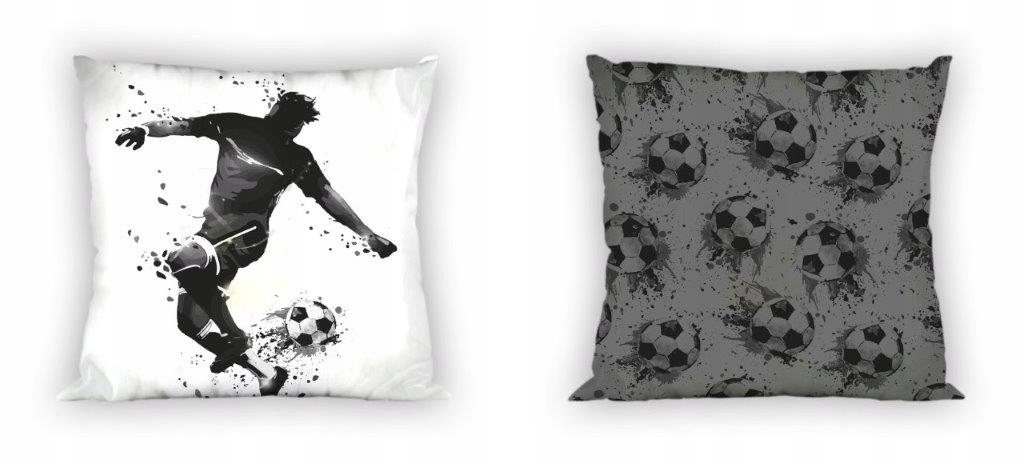 POSZEWKA DWUSTRONNA BAWEŁNIANA 40x40 PIŁKA PIŁKARZ BOISKO