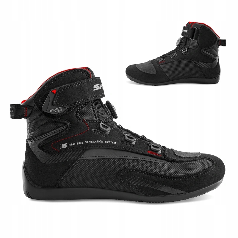 Krátke topánky Shima Exo Vented Black čierne Darčeky