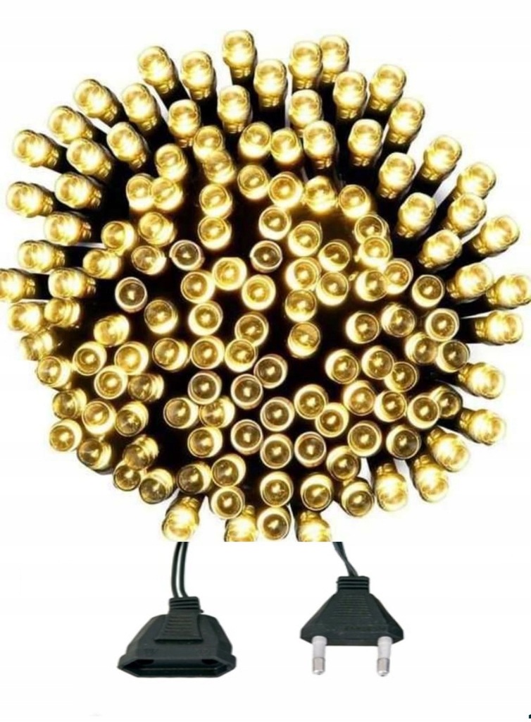 

Lampki Choinkowe 300 Led biały ciepły wewnętrzne