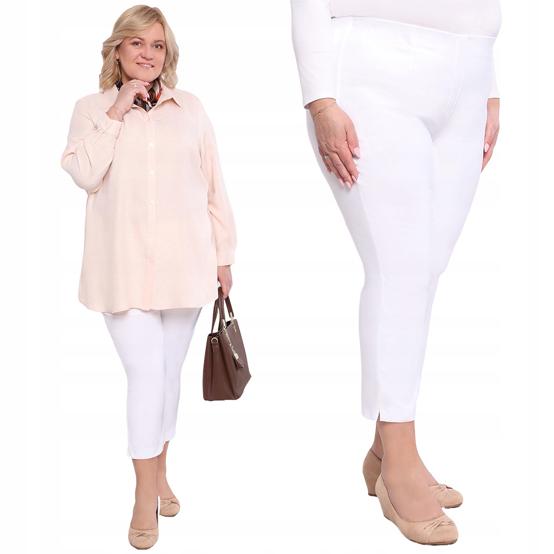 Bílé kalhoty 3/4 60