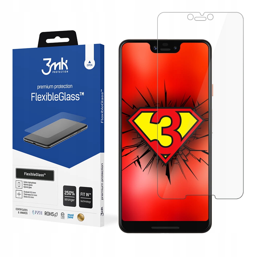 

Szkło 3mk FlexibleGlass na ekran Google Pixel 3 XL
