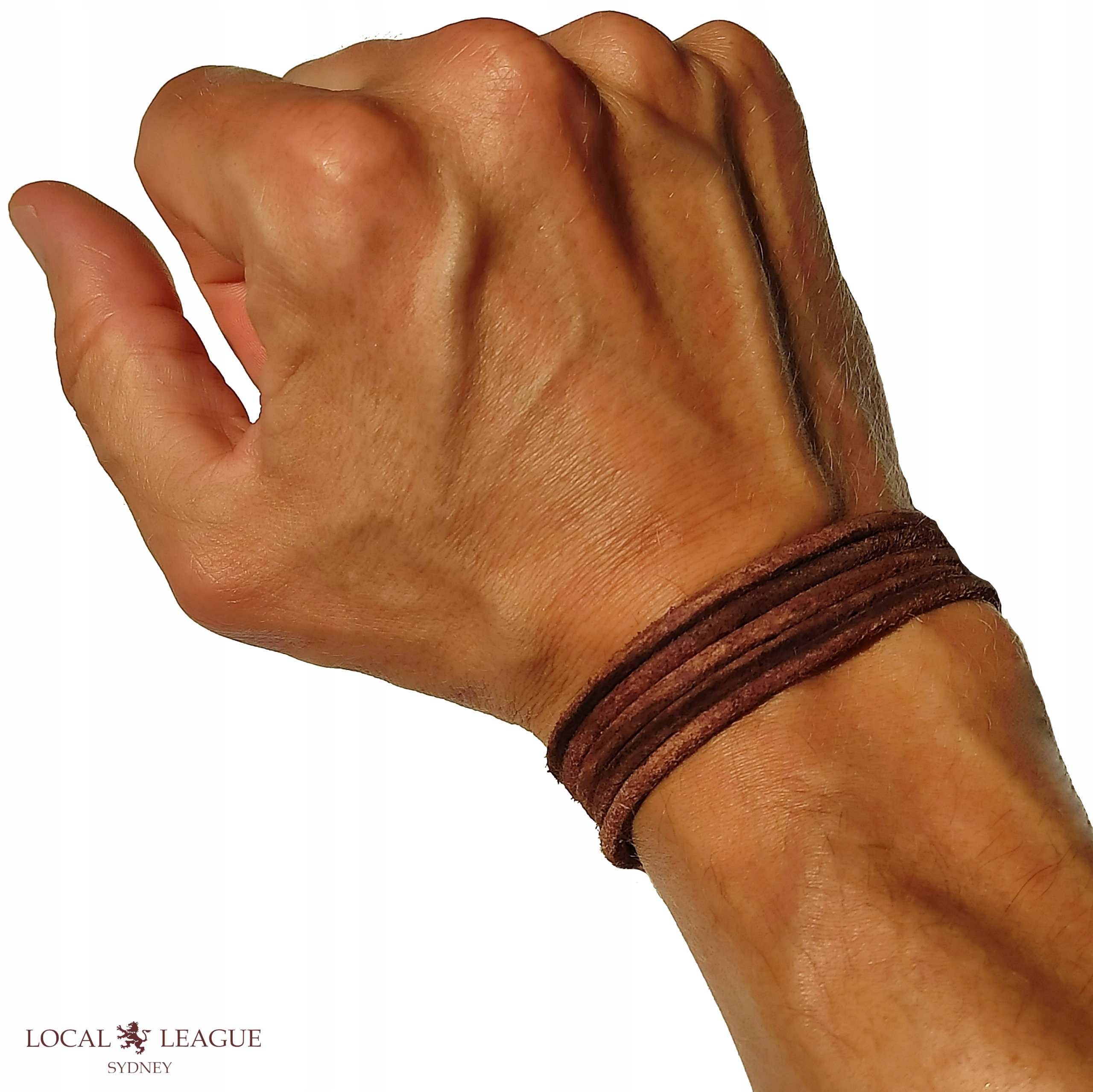 MĘSKA SKÓRZANA BRANSOLETKA Z REGULACJĄ - SURF PATROL AUSTRALIA - RZEMIEŃ Kod producenta LB510