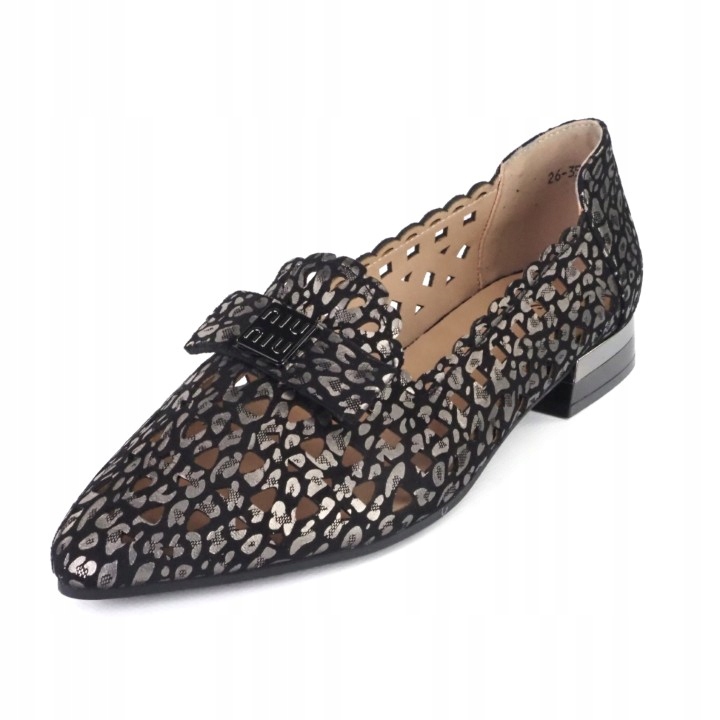 Balerinki damskie Cambell 26-35307 czarny 37