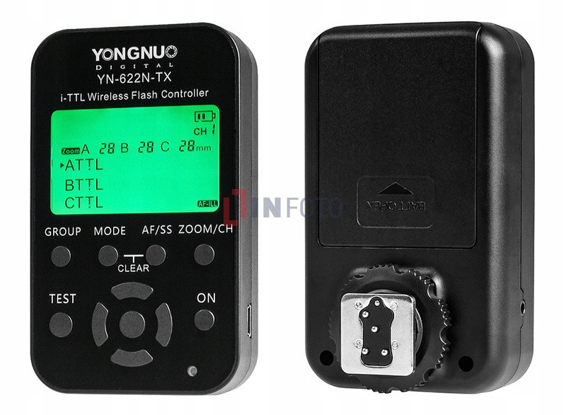 Kontroler wyzwalaczy Yongnuo YN622N-TX NIKON Kod producenta 9834