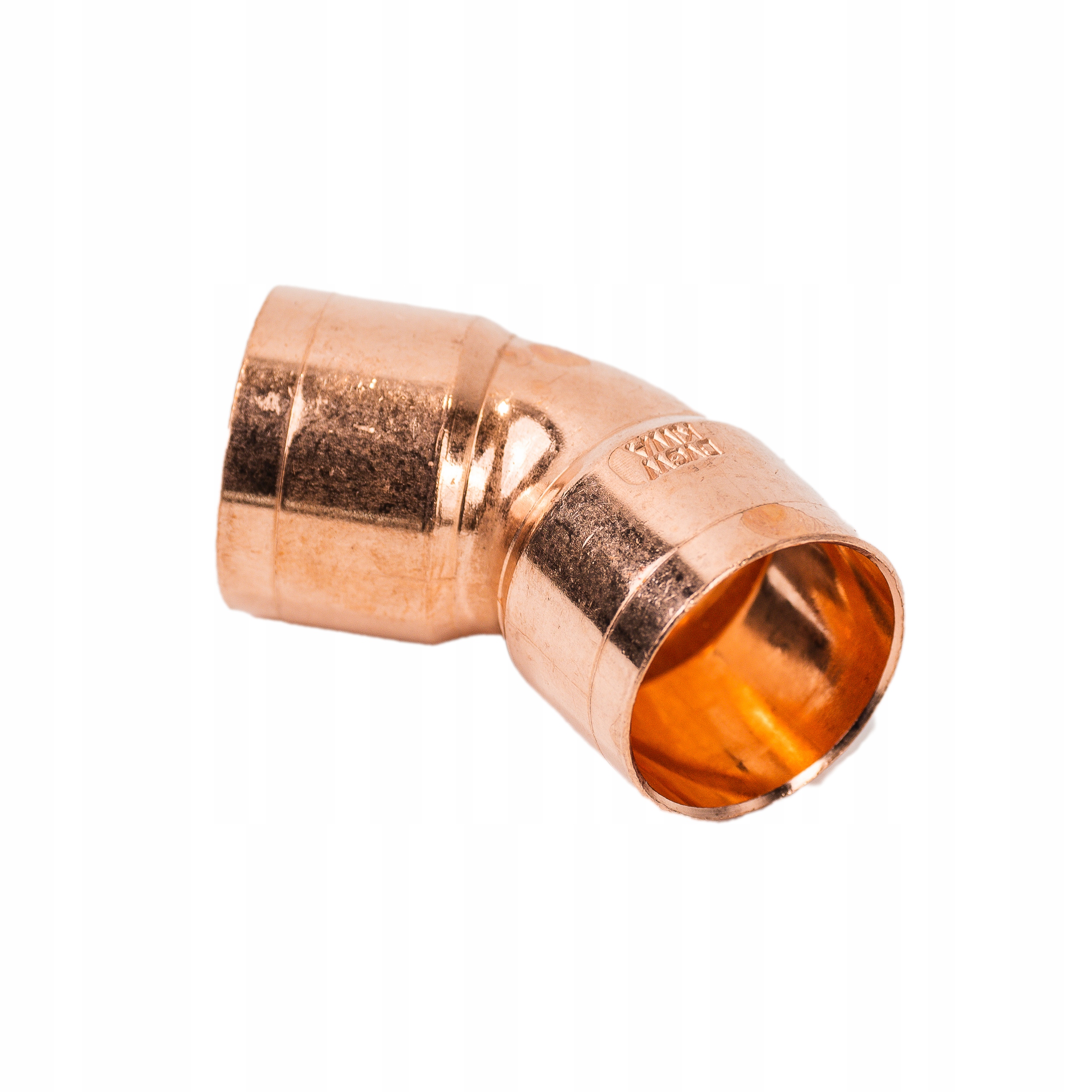 Kolano miedziane 45° dwukielichowe 22 Viega CU Długość 0 m