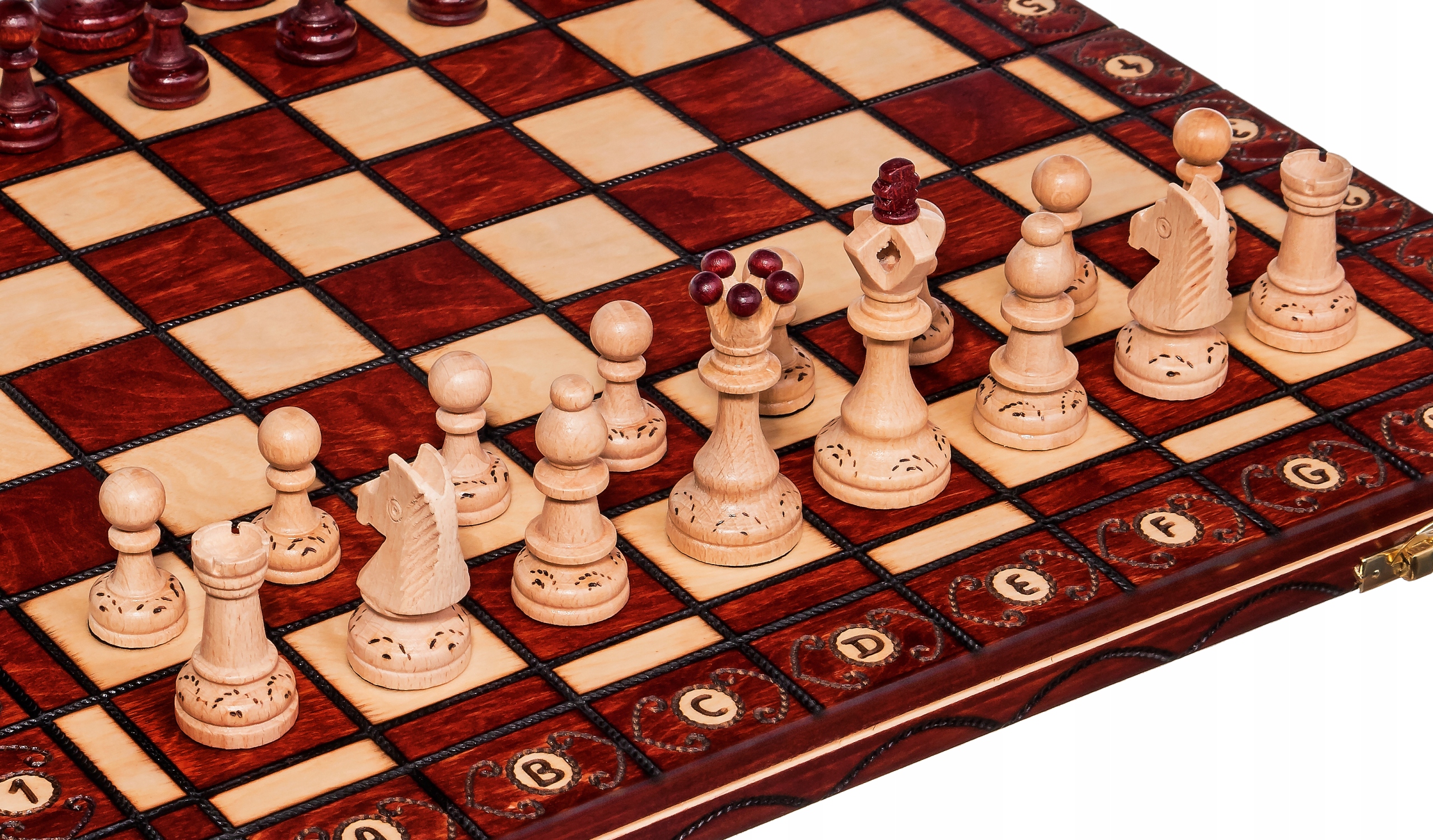 SZACHY SENATOR DREWNIANE MAHONIOWE 42 DUŻE WYPALANE KLASYCZNE GRA PLANSZOWA Wiek gracza 3-4 lata 5-7 lat 8-11 lat 12-14 lat 15-18 lat 18+