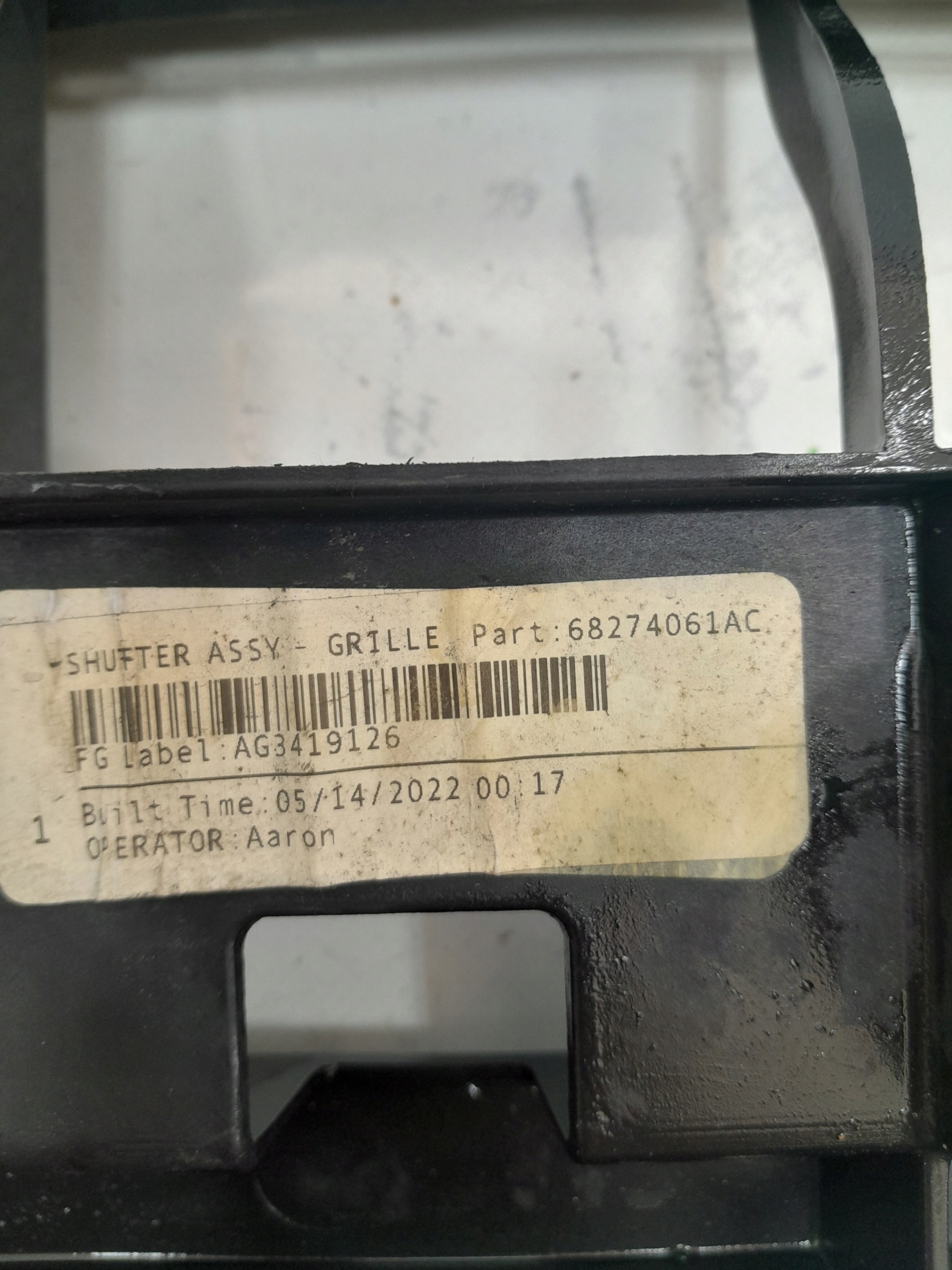 Dodge RAM 19- жалюзь радиатора америка