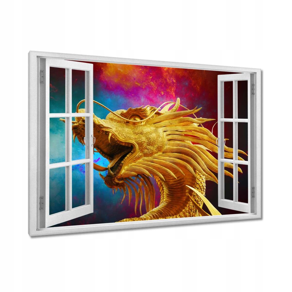 Obrazy 120x80 Zlatý čínský drak