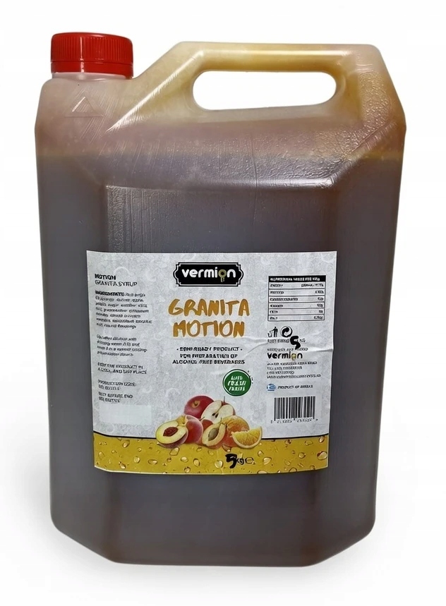 Granita Mix ovocný sirup koncentrát Vermion Deluxe 65% ovoce Motion 5 l